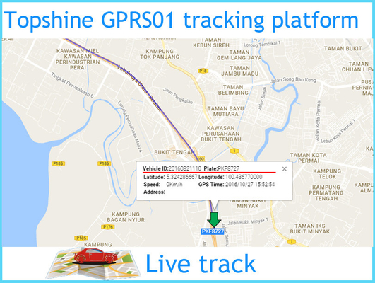 Код GPS QR отслеживая программное обеспечение управления флота подает код открытого источника