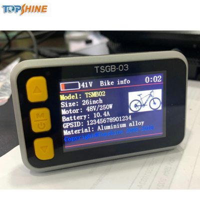 4G красочный ЖК-дисплей E-Bike GPS Vehicle Trackerr с умным всадником определяет
